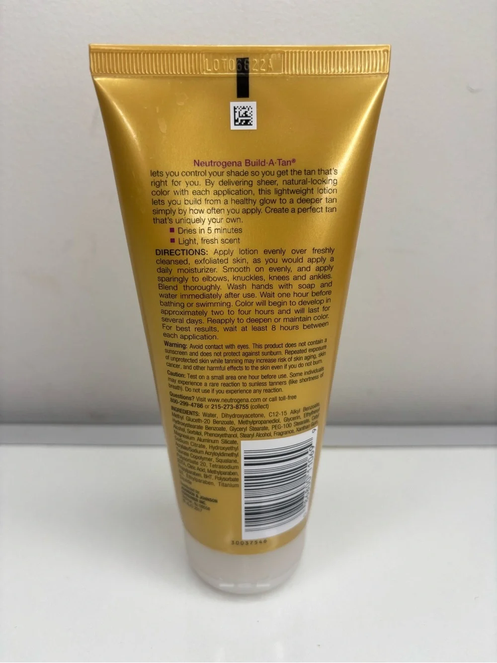 Neutrogena Build·a·Tan Gradual Sunless Tan - Gold Discontinued